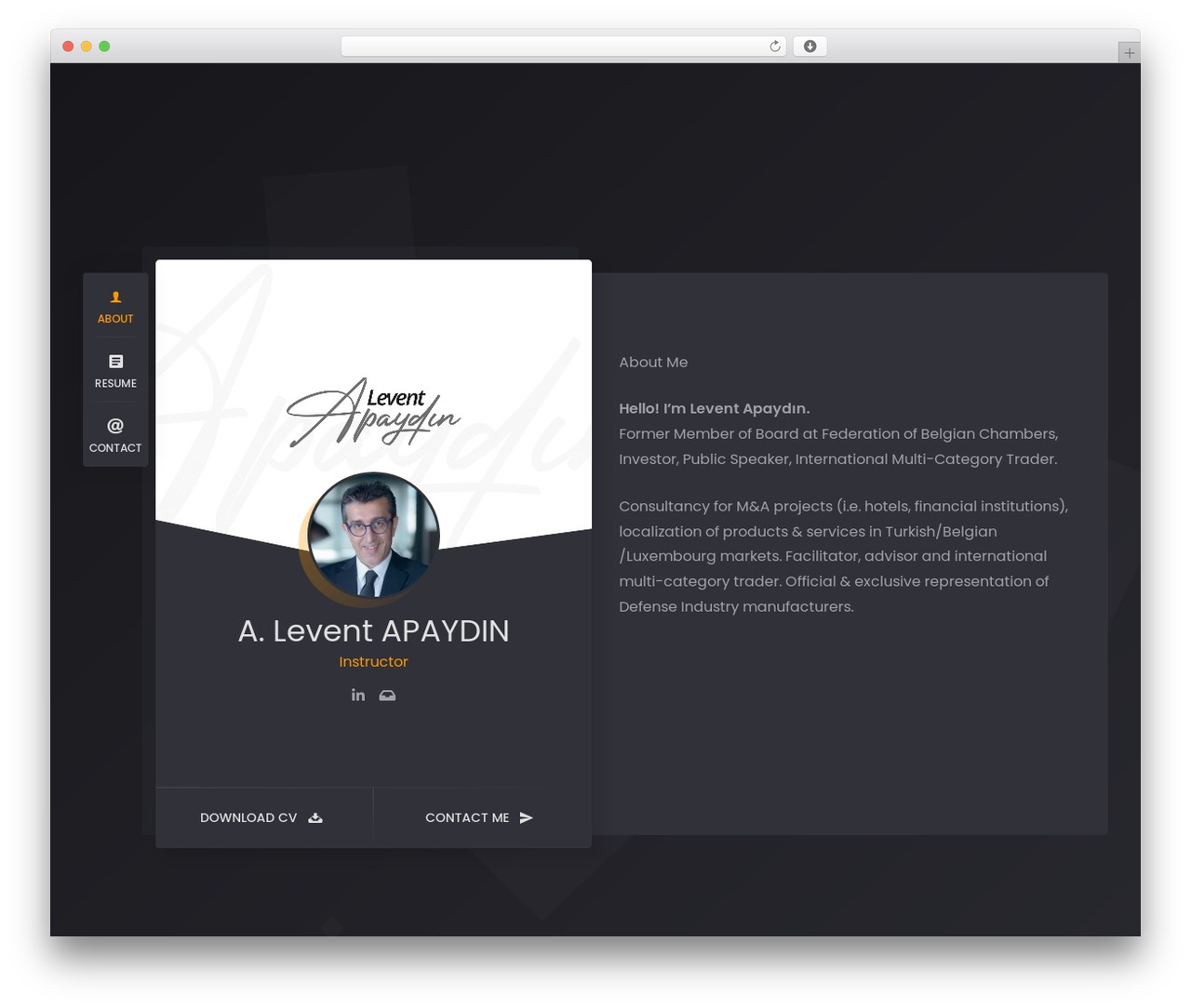 ryancv WordPress theme - leventapaydin.com ryancv WordPress theme - leventapaydin.com