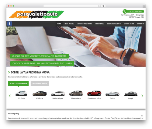 Theme WordPress GestionaleAuto.com - pasqualettoauto.com