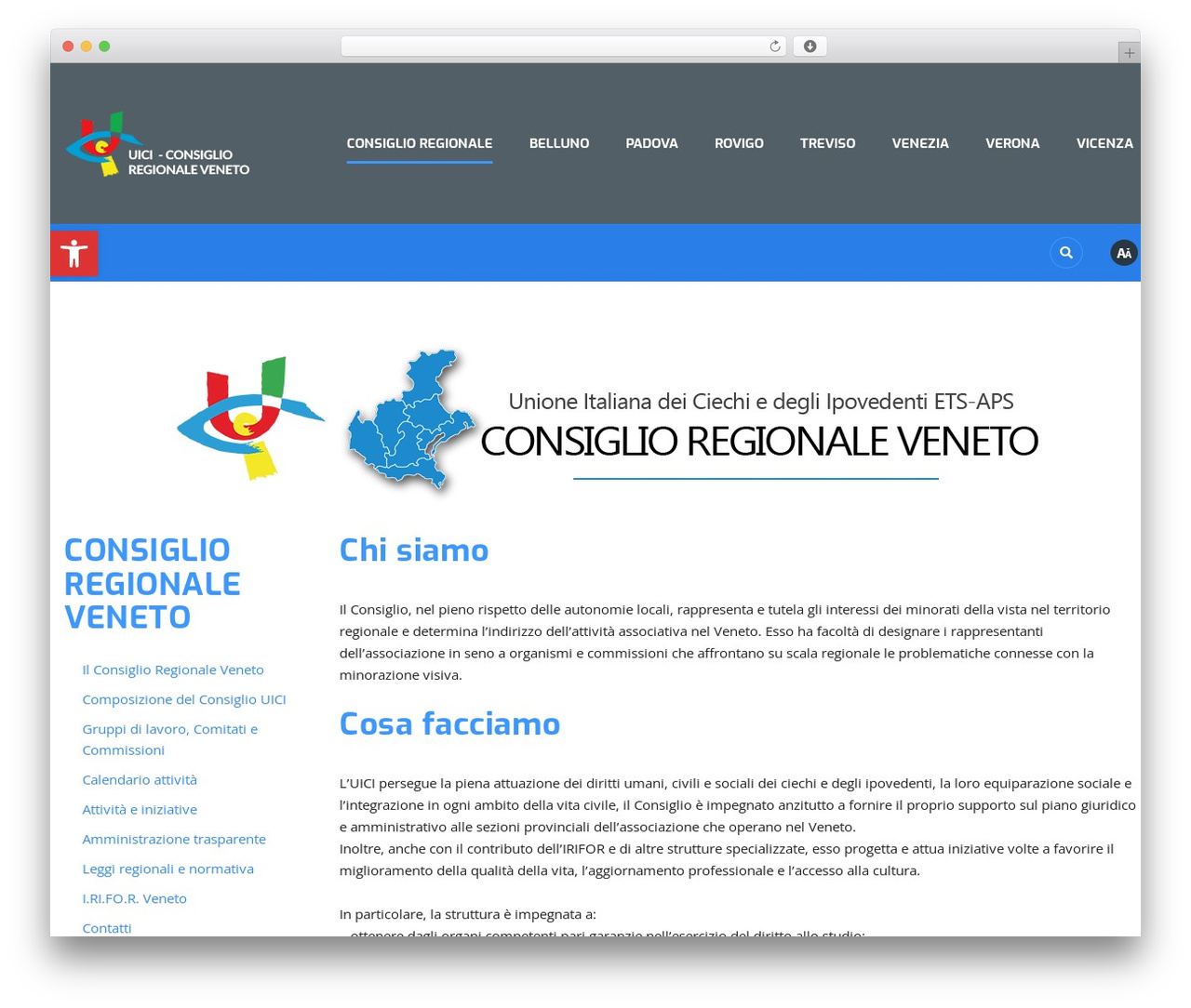 Theme WordPress Pearl - uiciveneto.it