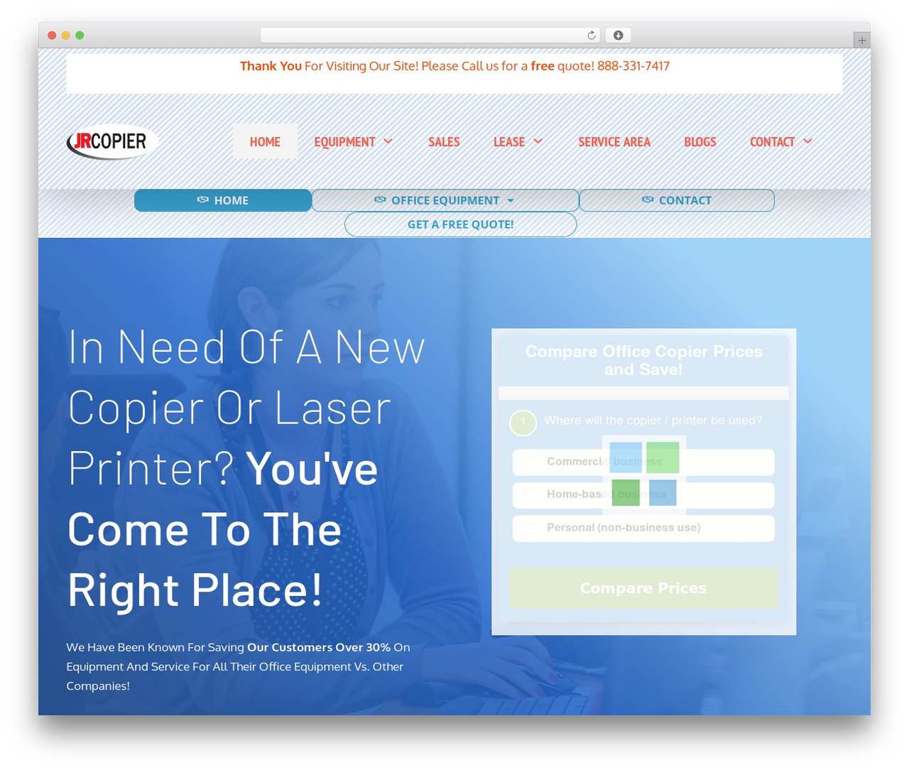 Thrive Theme Builder premium WordPress theme - officeequipmentflorida.com