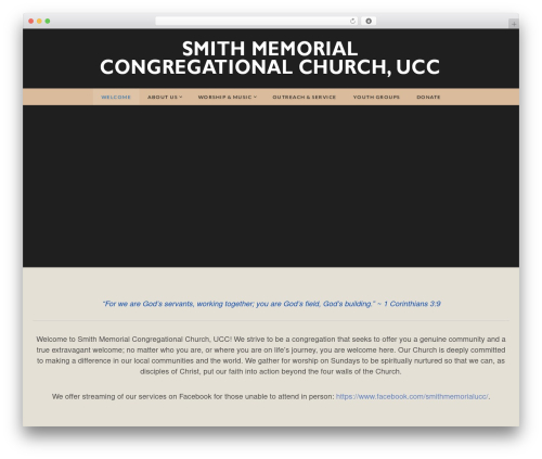 Wise Message Progression WordPress theme - smithmemorialucc.org