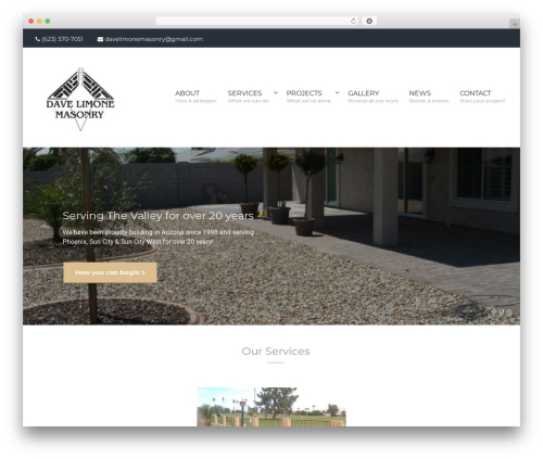 Meanthemes tools WordPress plugin - davelimonemasonry.com