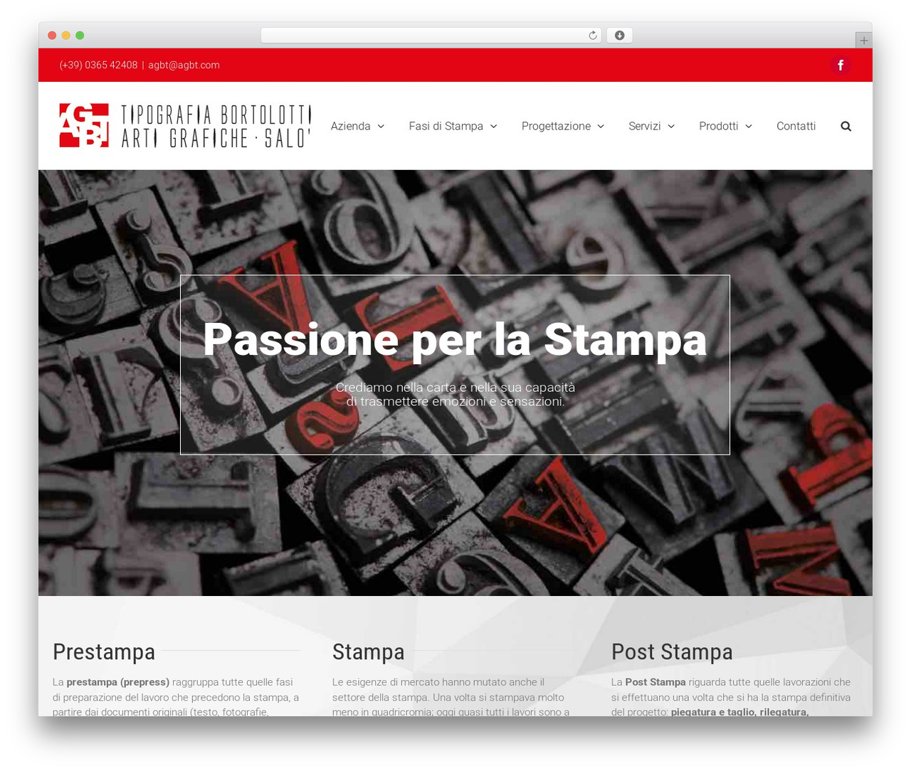 WordPress theme Avada - tipografiabortolotti.it