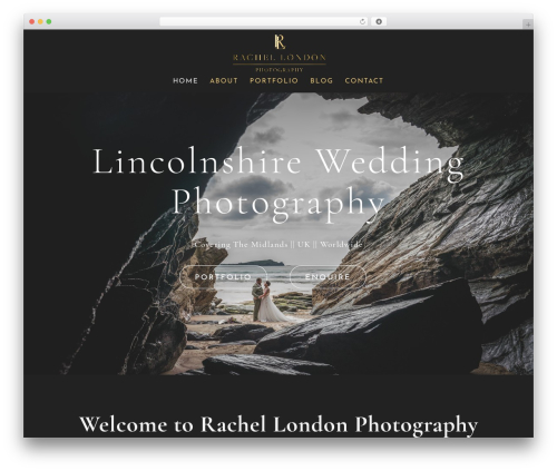 WordPress theme Divi - rachellondonphotography.co.uk
