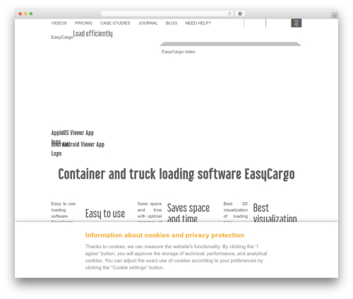 WordPress theme EasyCargo3D.com - cargo3d.com