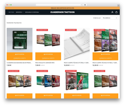 WordPress theme Modave - cuadernostacticos.com