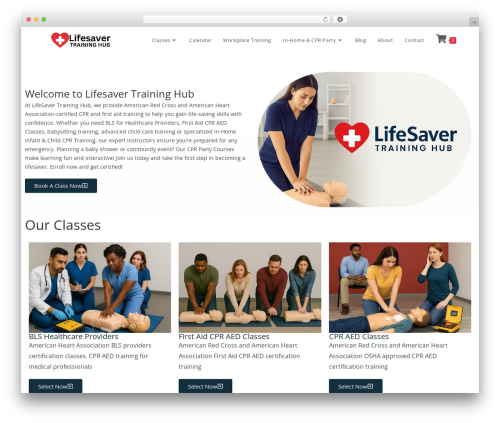 Woo events WordPress plugin - lifesavertraininghub.com