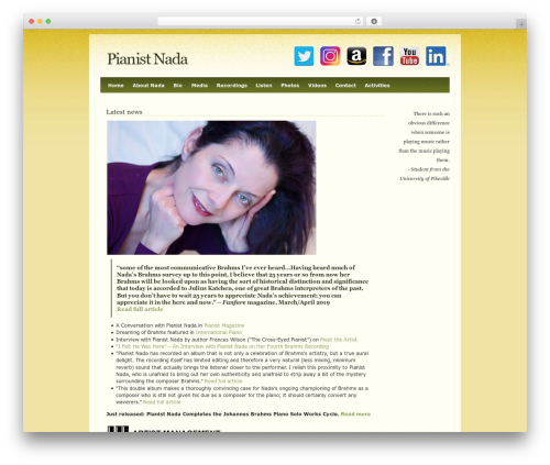 WordPress theme Sahara - nadaloutfi.com