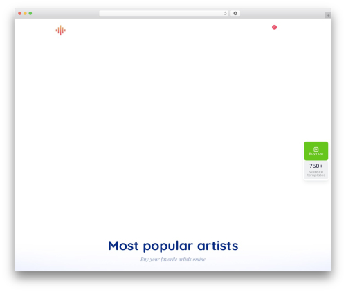 Be demo WordPress plugin - themes.muffingroup.com/be/music2