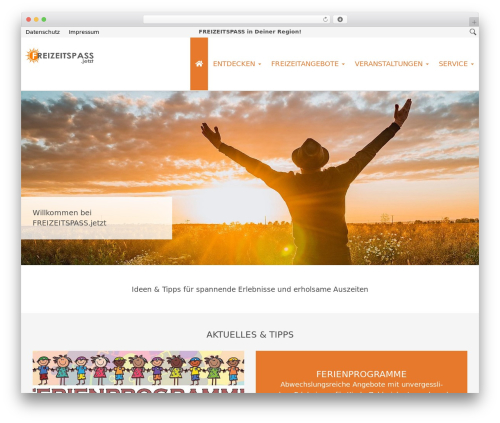 fht005 WordPress theme design - freizeitspass.jetzt
