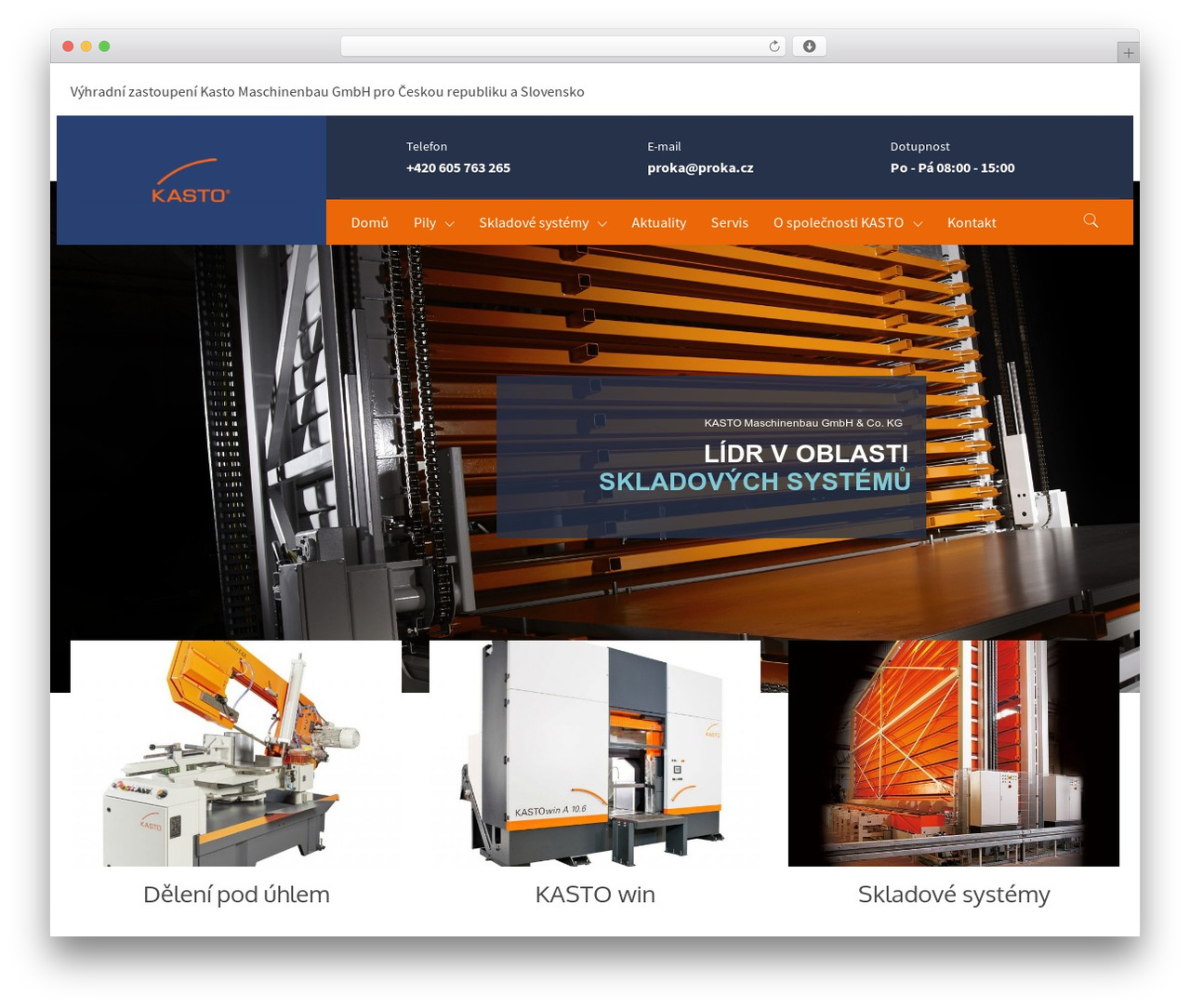 Grade WordPress theme - kasto.cz