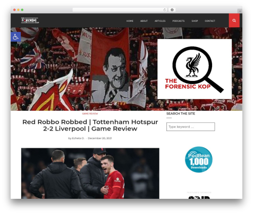 Highstake premium WordPress theme - theforensickop.com