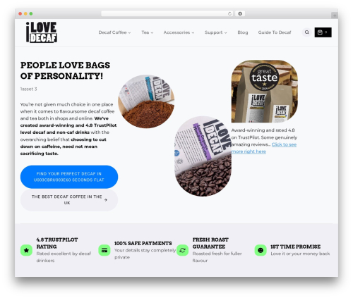 Kadence shop kit WordPress plugin - ilovedecaf.shop