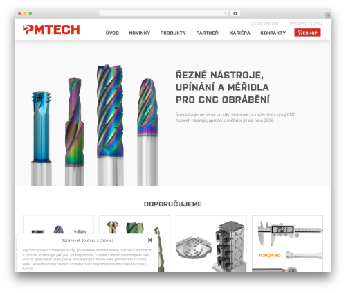 PM-Tech WordPress theme - pm-tech.cz