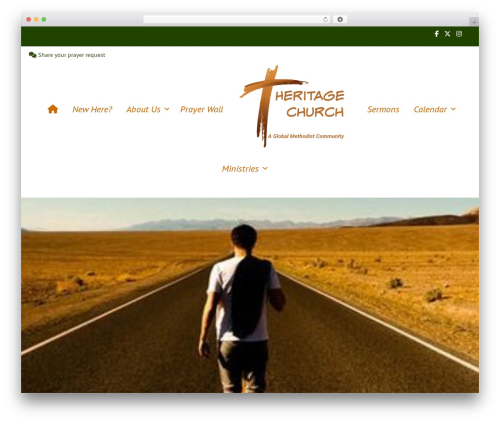 Redemption theme WordPress - heritage-church.net