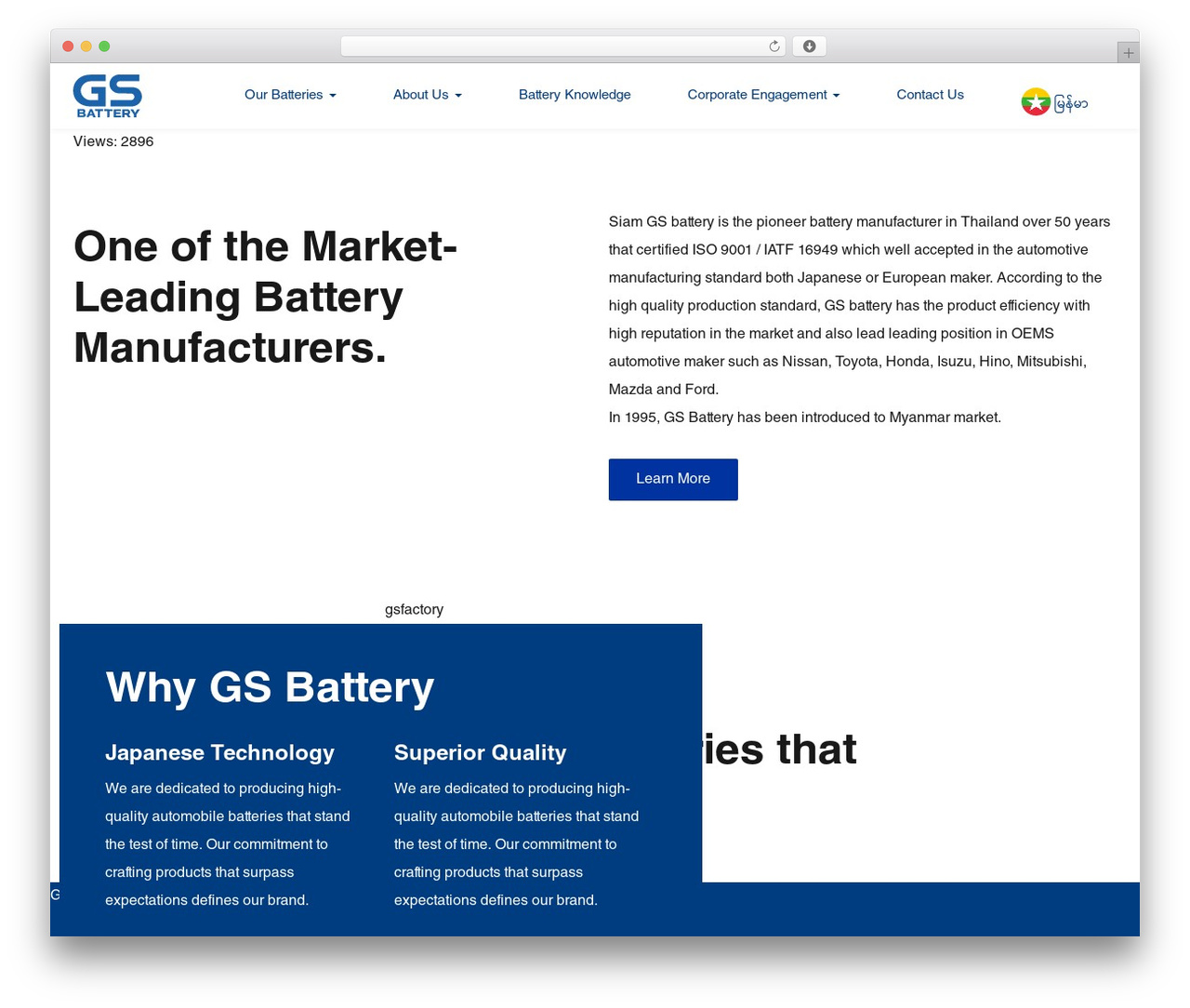 Source Code WP theme - gsbattery-mm.com