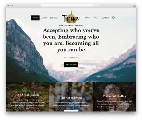 Thrive top WordPress theme - thrive-therapist.com Thrive top WordPress theme - thrive-therapist.com