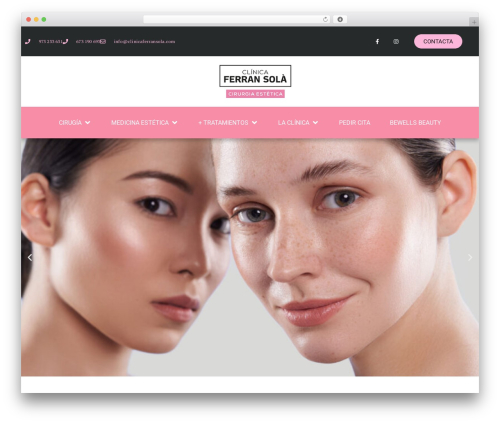 TouchUp WordPress theme - clinicaferransola.com