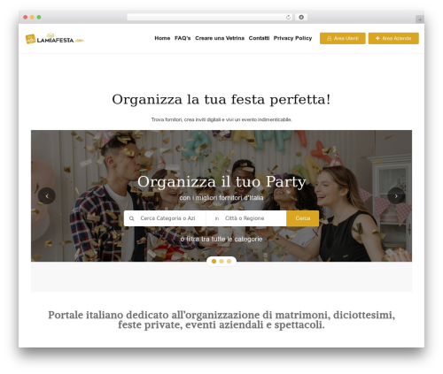 WeddingDir theme WordPress - lamiafesta.com