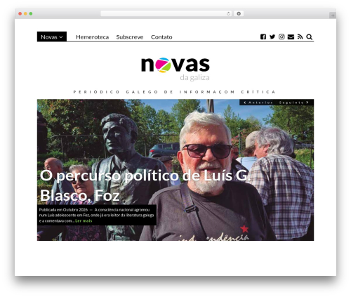 WordPress theme Fox - novas.gal