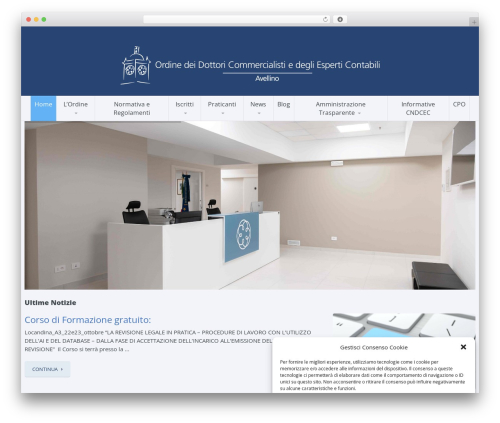 WordPress theme Candidate - www.odcec.av.it
