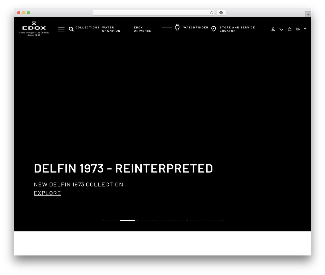 WordPress theme Edox - edox.ch