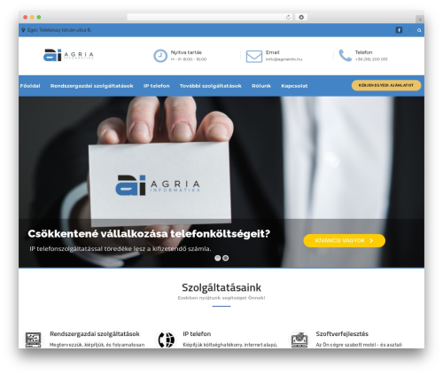 WordPress theme Provide - agriainfo.hu