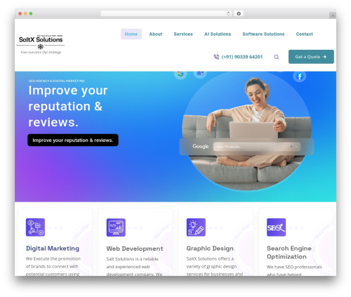 Rs header footer elementor WordPress plugin - saltxsolution.com