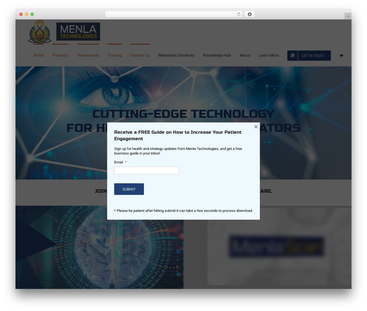 WordPress website theme Avada - menlatech.com