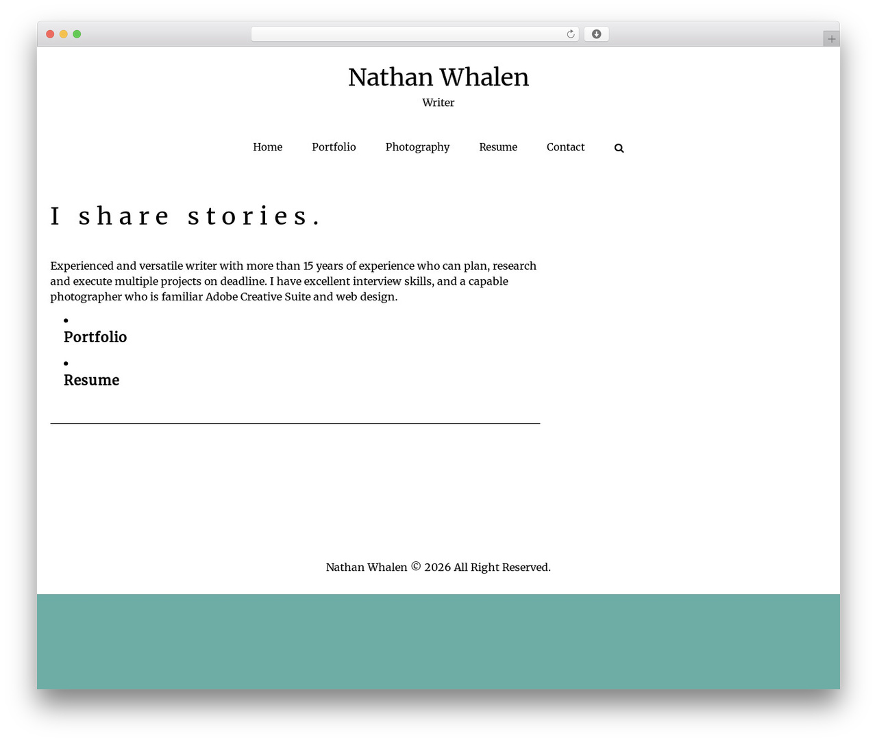 Writee Pro premium WordPress theme - nathanwhalen.com Writee Pro premium WordPress theme - nathanwhalen.com