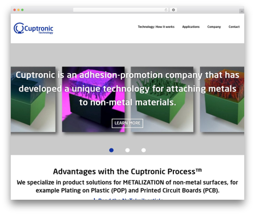 Cuptronic theme WordPress - cuptronic.com