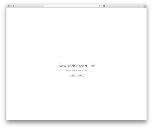 DirectoryPress WordPress theme - newyorkescortlist.com