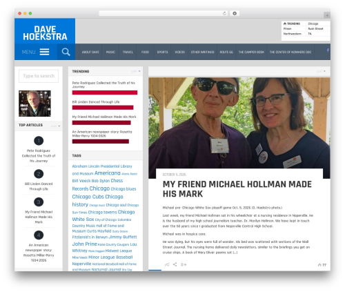 Engine WordPress theme - davehoekstra.com