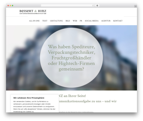 NODE WordPress theme - beisert-hinz.de