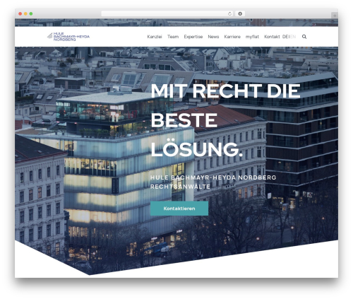 RUP WordPress theme - hbn-legal.at