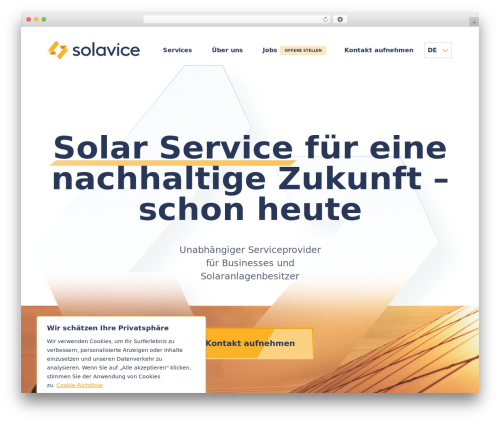 SOLAVICE WordPress theme - solavice.ch