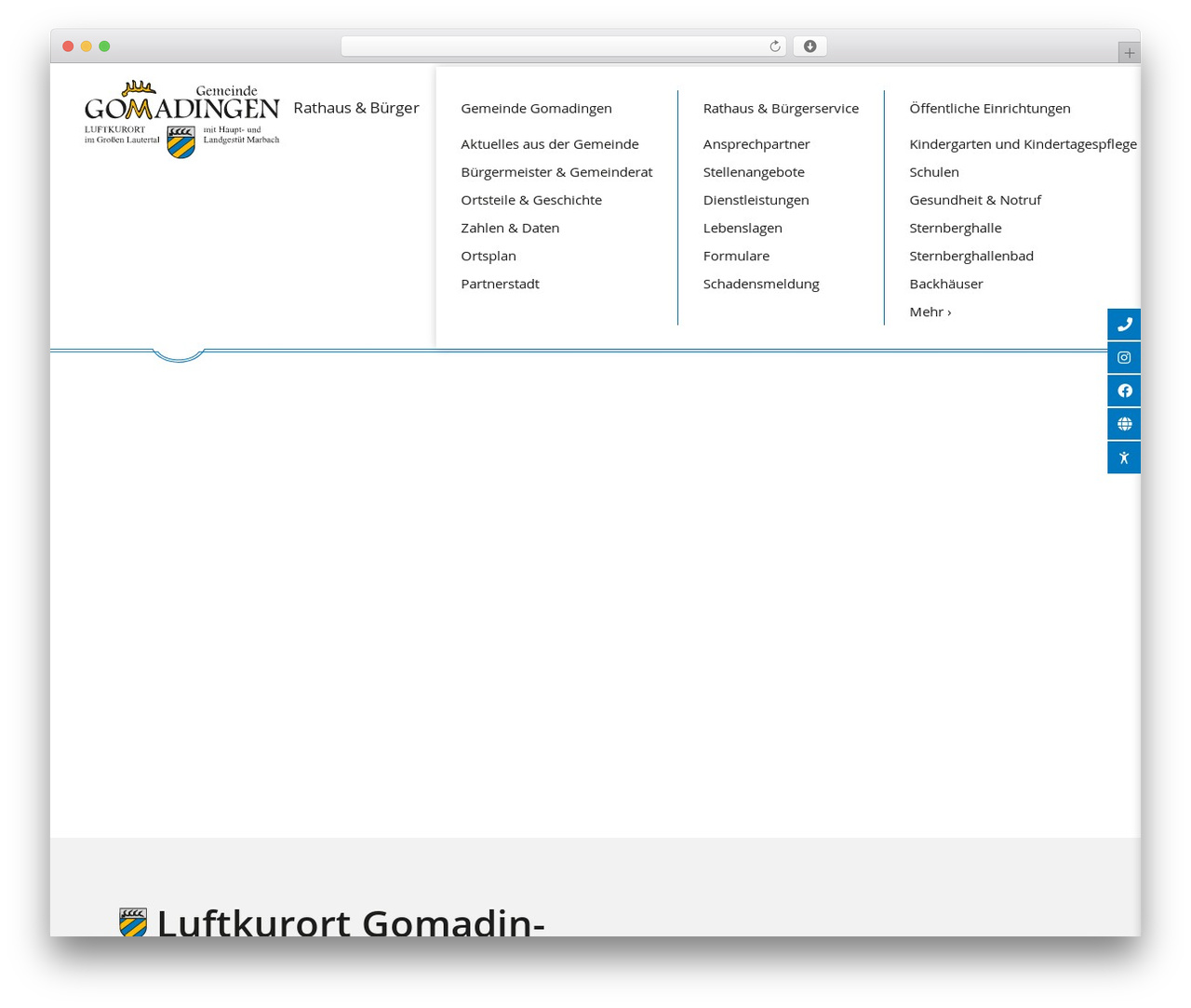 Theme WordPress Uncode Child - gomadingen.de