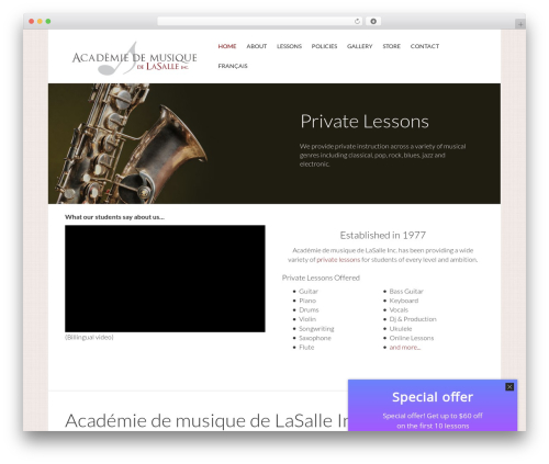 Theme WordPress Beaver Builder Theme - academielasalle.com