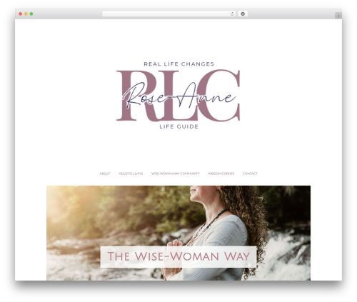 Theme WordPress Solstice - reallifechanges.com