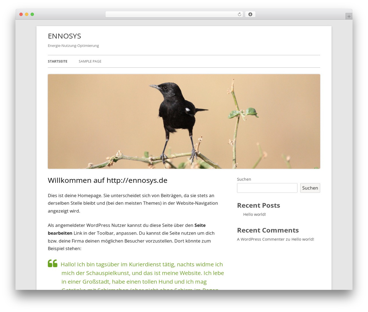WP theme Tiny Framework - ennosys.de WP theme Tiny Framework - ennosys.de