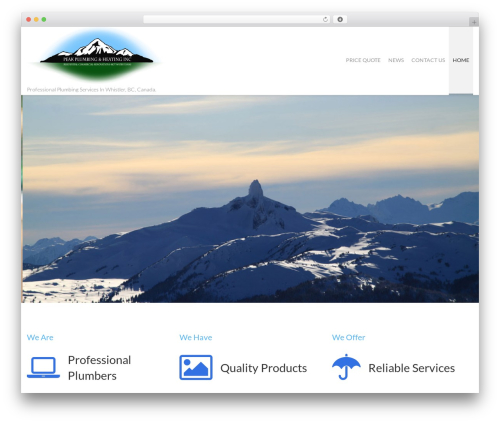 Cherry blog layouts WordPress plugin - peakplumbingwhistler.com