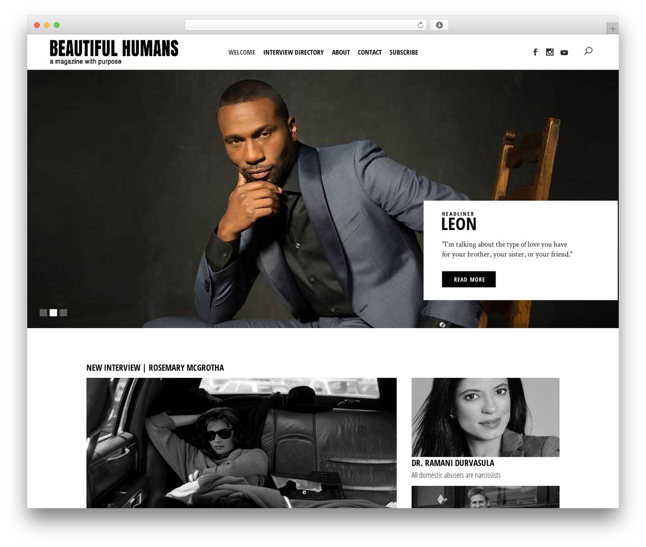 Bridge WordPress theme - beautifulhumans.info