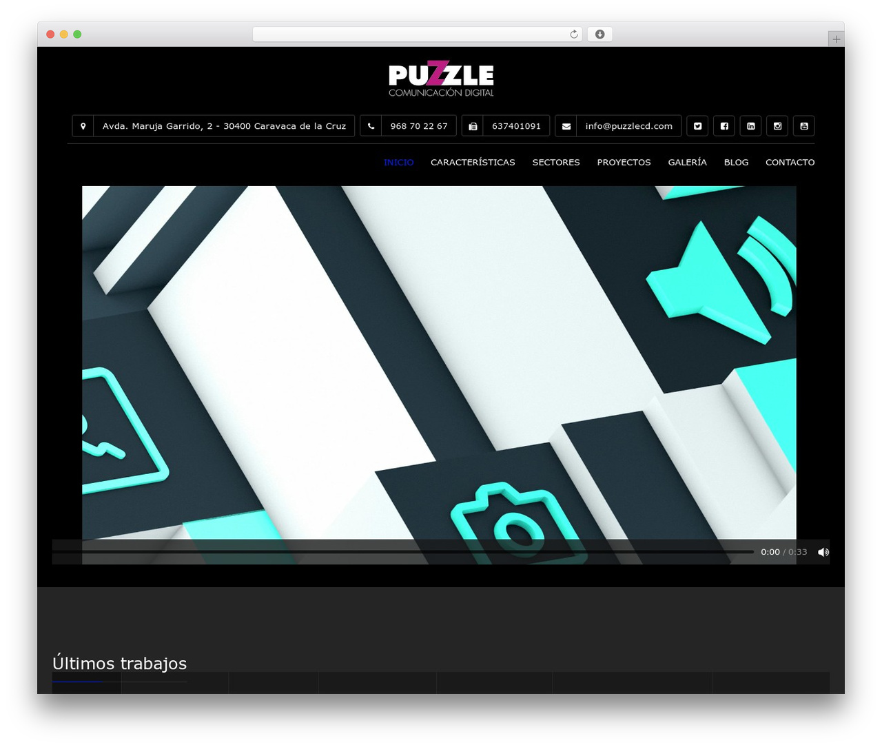 Construction WordPress theme - puzzlecd.com