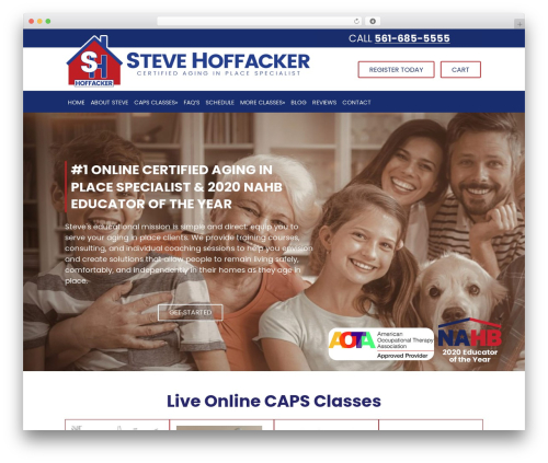 Custom Responsive (SASS) Theme WordPress theme - stevehoffacker.com