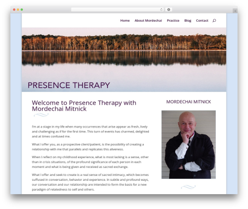 Divi Child top WordPress theme - presencetherapy.com