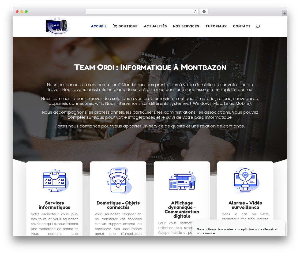 Divi WordPress theme - team-ordi.fr