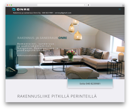 Divi WordPress theme - onre.fi