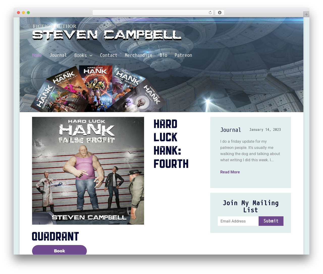 Flat Theme top WordPress theme - hardluckhank.com