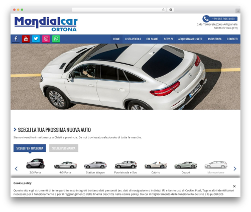 GestionaleAuto.com WordPress theme - mondialcarortona.it