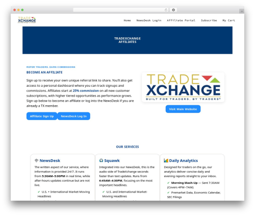 Solid_affiliate WordPress plugin - thetradexchange.net